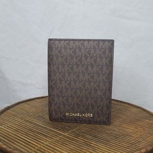 Michael Kors Brown Key & Card Holder